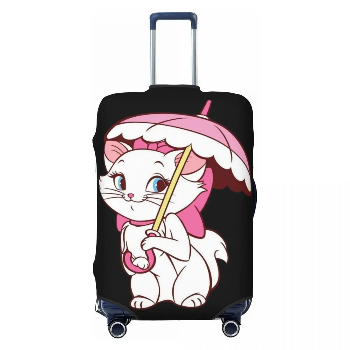 

Custom Marie Cat Cartoon Luggage Cover Cute Suitcase Protector Covers Suit For 18-32 inch