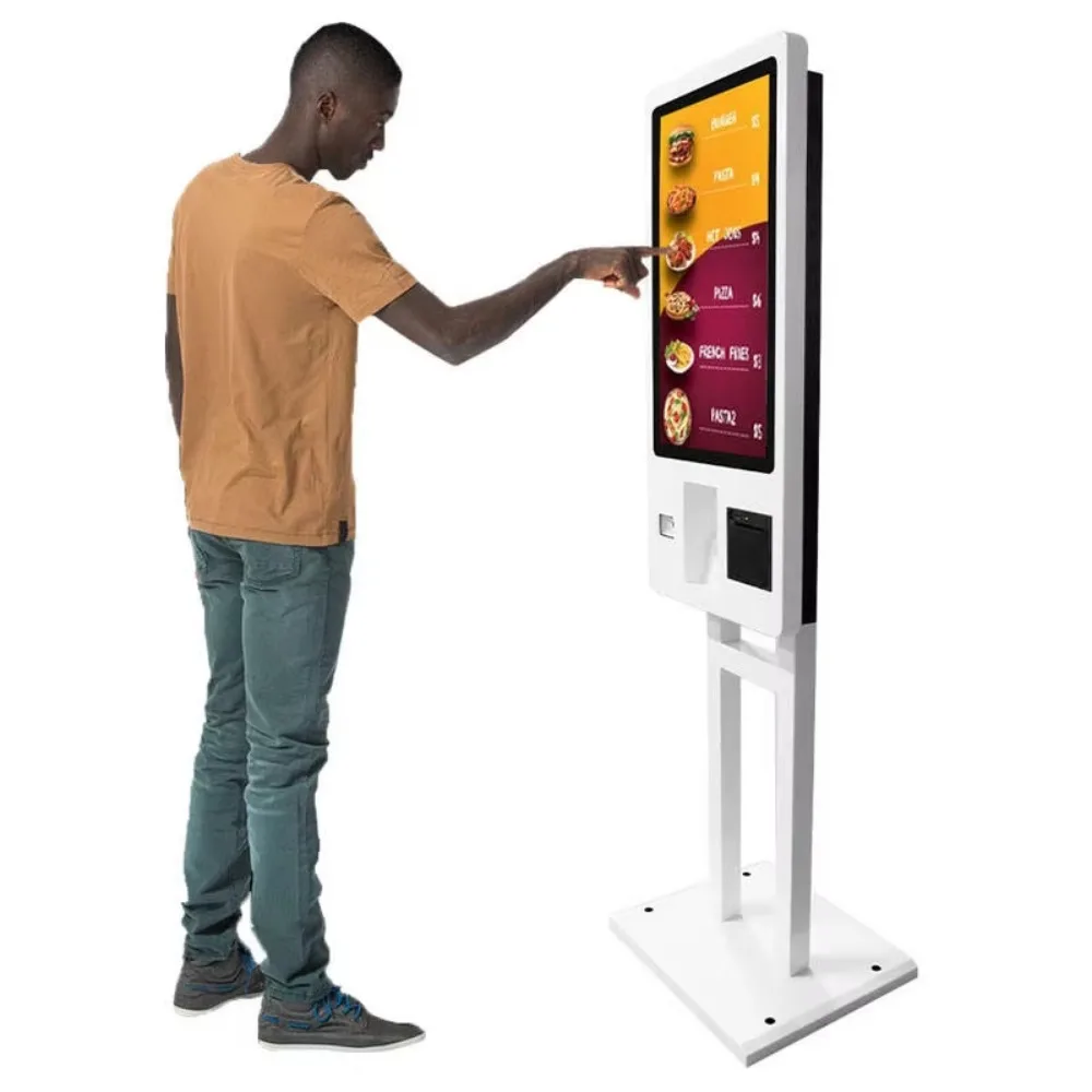 Factory Direct China Restaurant Order Touch Screen Automatic Buffet Ordering Machine Portable Self Pay Machine