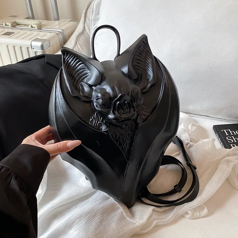 

Европейский и американский рюкзак в форме летучей мыши в стиле панк, оригинальный персонализированный высококачественный эксклюзивный женский рюкзак на Хэллоуин, тренд