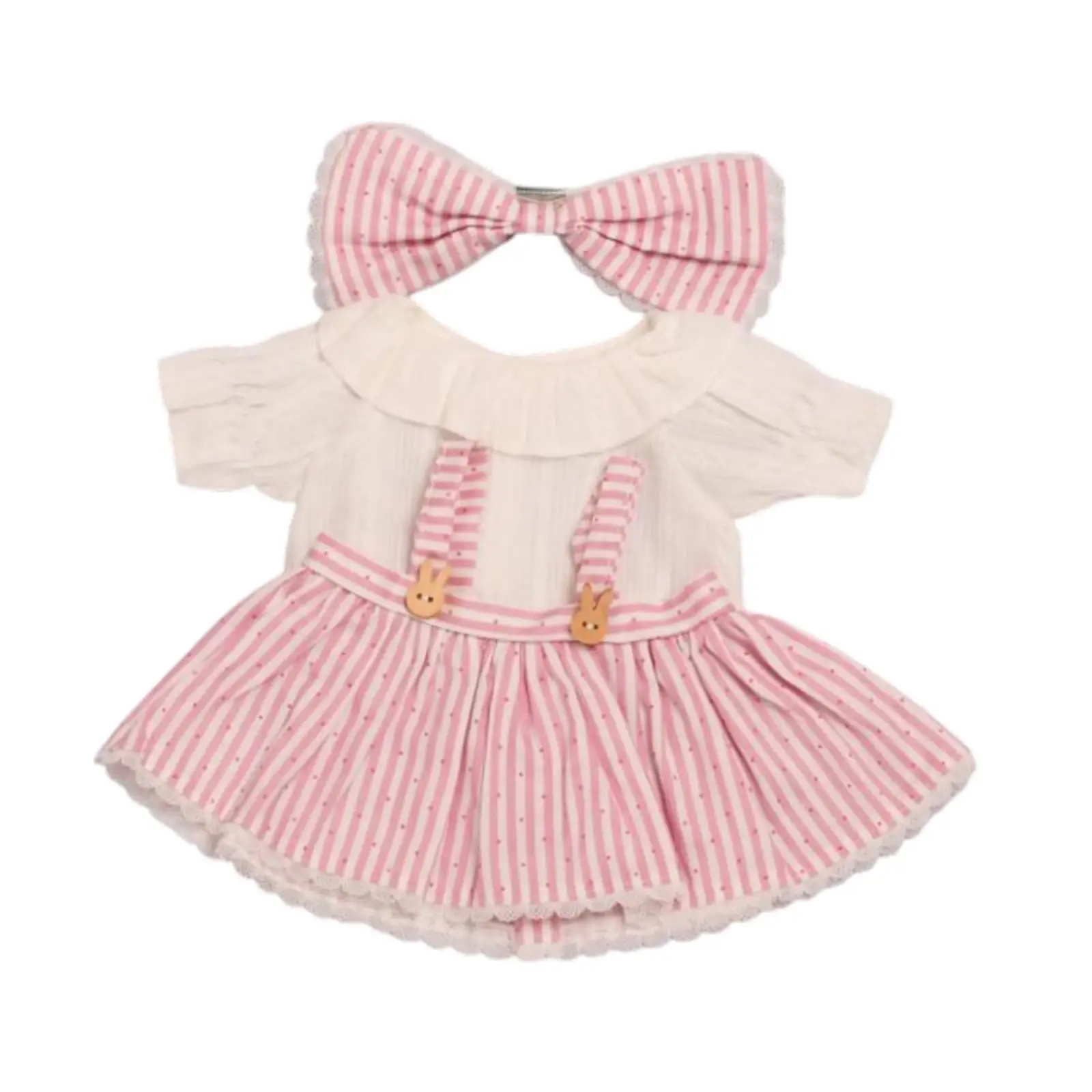 Camisa de vestir para muñeca de 14,96 pulgadas, vestido DIY, haz tus propias muñecas, ropa para muñecas para decoración del hogar preescolar, juego de rol coleccionable