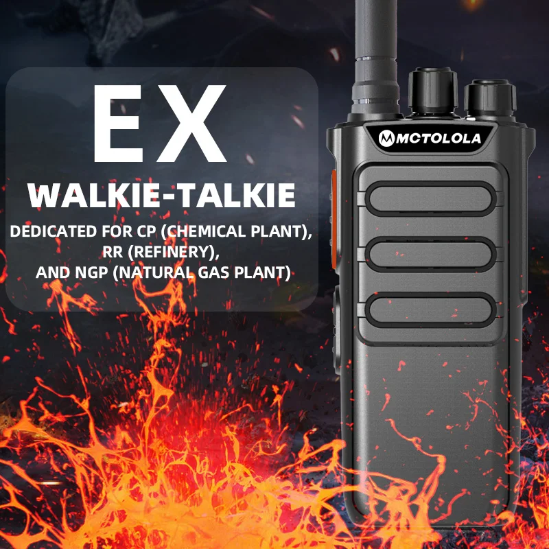 جهاز اتصال لاسلكي مقاوم للانفجار XT-170 IP68 جهاز محمول مقاوم للماء لمواقع البناء في حقول زيت الغاز الطبيعي ومنجم الفحم