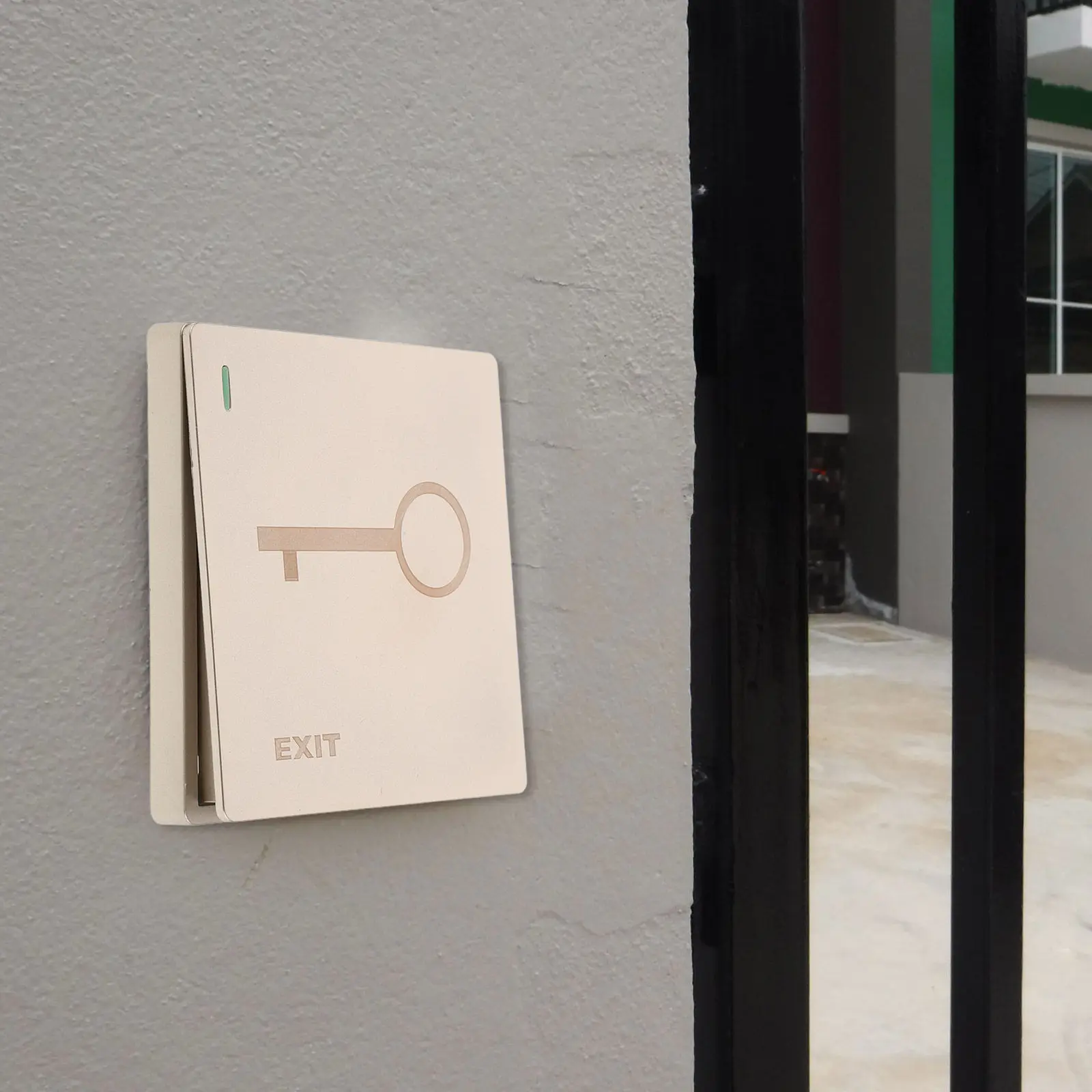 

6Pcs Door Exit Push Button Automatic Reset Function for Fast-Paced Environments 86 Type Press to Exit Switch Access Control