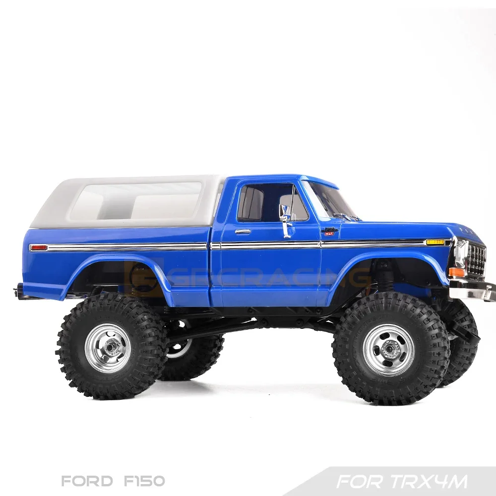 TRX4M Stampa 3D Plastica Bianca Simulazione Cargo Box Copertura per 1/18 RC Crawler TRX4-M FORO F150 Parti di Aggiornamento