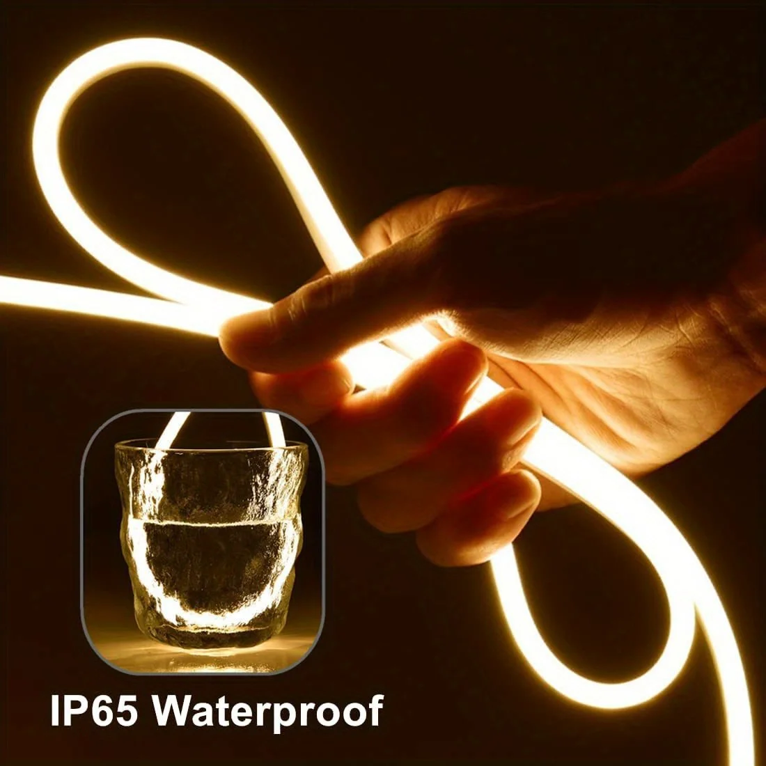 Striscia luminosa al neon a LED 5V Sensore di movimento USB Dimmer Interruttore flessibile in silicone per insegne al neon Corda Tupe per la decorazione esterna della casa