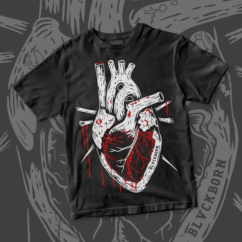 Anatomy Heart cotton shirt