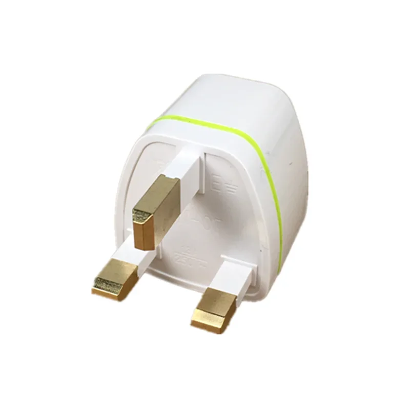 Universal UK Travel Power Adapter: Converts US, EU, AU & UK Standards. Pure Copper 3-Pin. Compatible with Germany, France, Italy