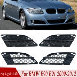 R-AUTO Car Accessories Front Bumper Lower Fog Light Grille Mesh 51117198901 51117198902 For BMW E90 E91 2009 2010 2011 2012