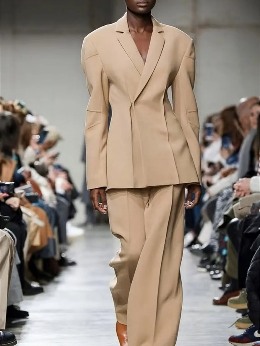 

Женский зимний пиджак 2025 года с атласными лацканами, женская куртка, верхняя одежда, новая мода Y2K, высококачественный топ, бюстгальтер-пальто