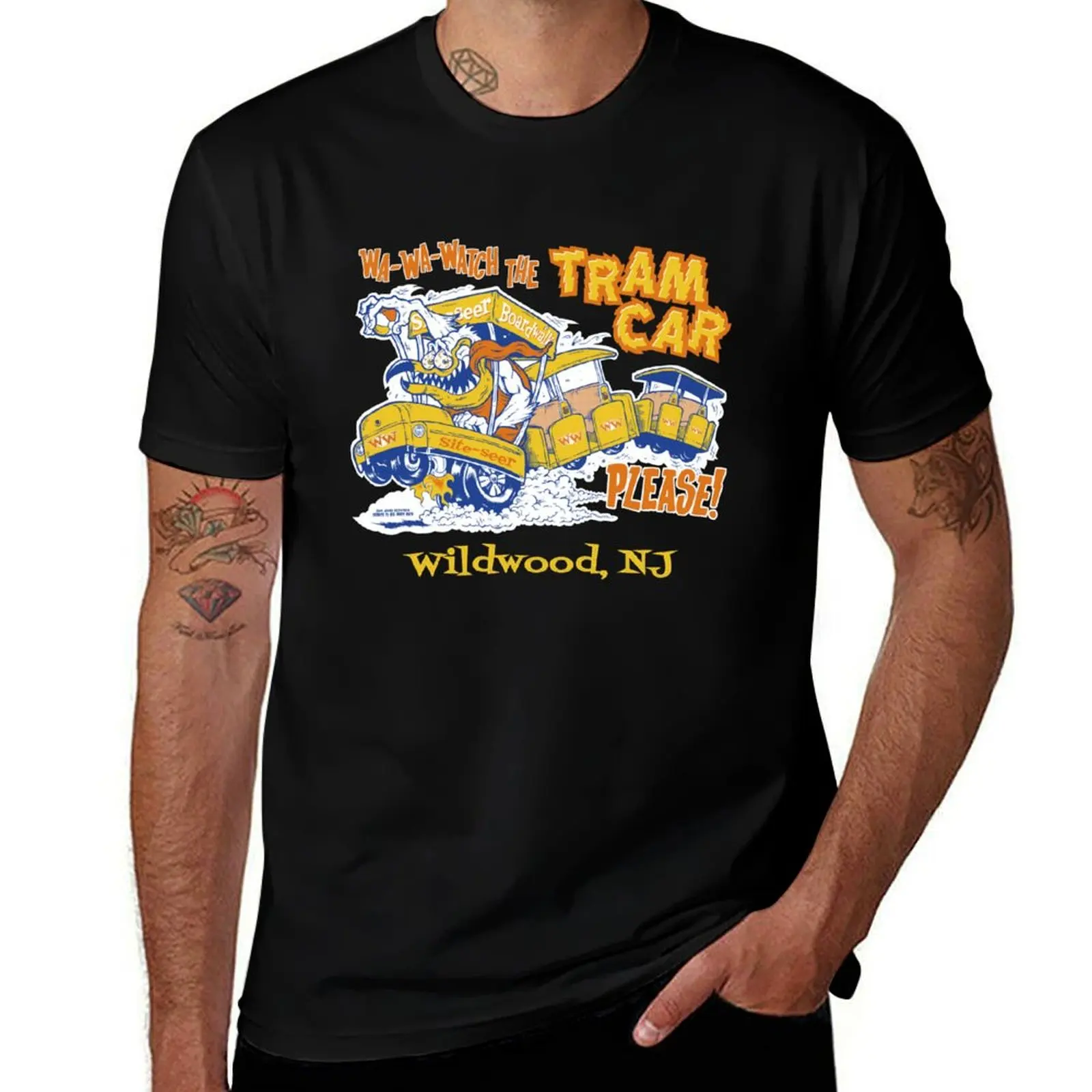 Watch the Tram Car Please! T-Shirt funny t shirts man T-Shirt