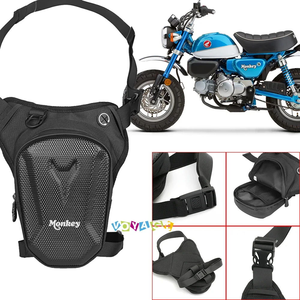

Для Honda Monkey Z125 50 Z125 Z50 Z50j мотоциклетная боковая сумка на бедро, поясная сумка, водонепроницаемая сумка, поясная сумка, аксессуары