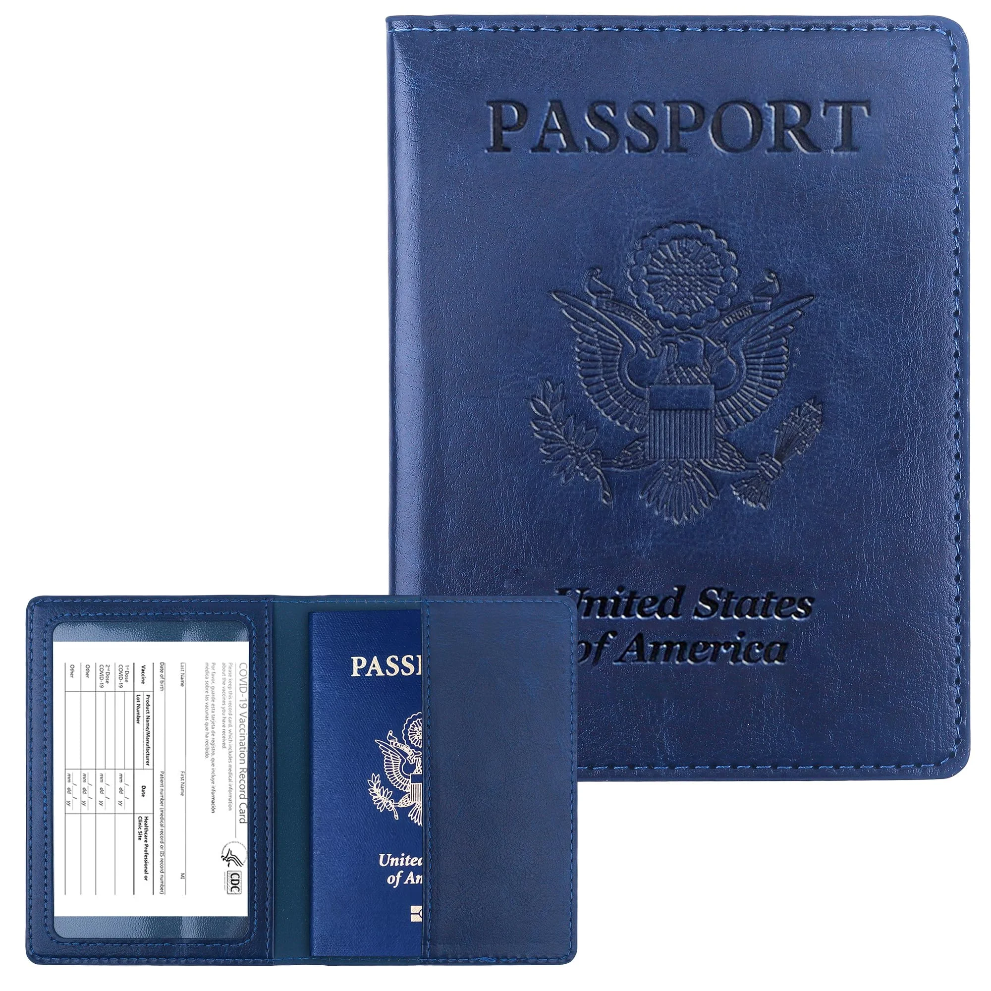 Passport Holder for Travel Men Women - Passport Cover, Passport Wallet Case Travel Essentials Travel Must Haves Accessories