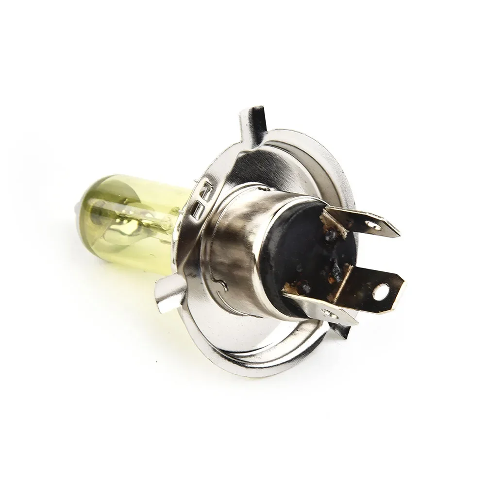 1pcs H4 55W 3000K Car Xenon Gas Halogen Headlight Headlamp Lamp Bulbs Yellow Shell Super Bright Halogen Waterproof Lamp Parts