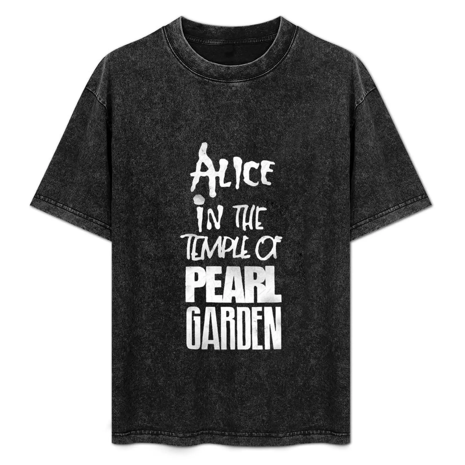 Alice In The Temple Of Pearl Garden T-Shirt oversized street wear man clothes men t shirt