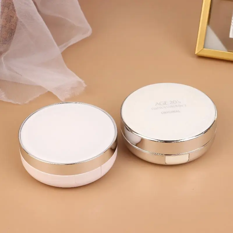 15ml Empty Air Cushion Puff Box Portable Cosmetic Makeup Case Container With Powder Sponge Mirror For BB Cream Foundation