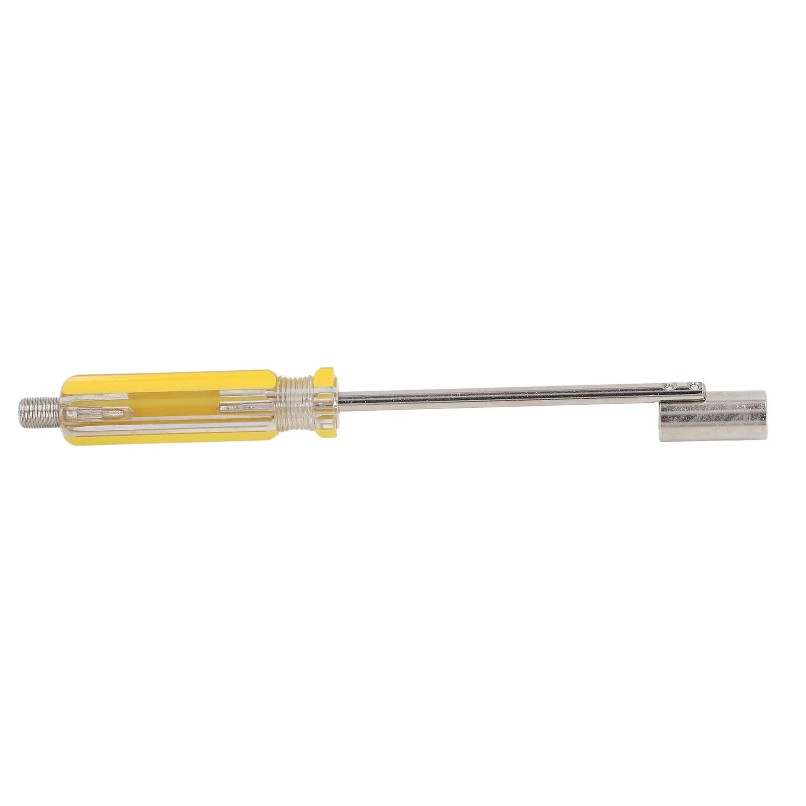 F Head Puller Screwdriver Yellow Handle Ergonomic Robust BNC Puller F Head Remover Tool for Install remove the F Head Connector