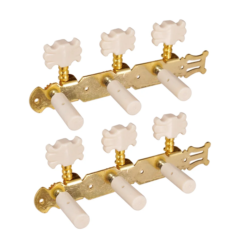 1 Pair Gold Guitar Tuning Pegs Classical Guitar String Tuning Pegs Tuners Machine Heads String Tuner Gold