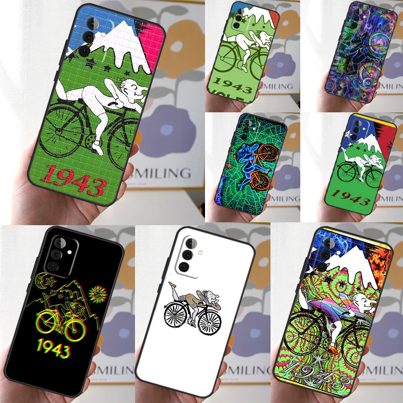 LSD Albert Hofmann Bicycle Day Phone Case For Samsung Galaxy A34 A54 A14 A53 A33 A13 A12 A32 A52 A15 A25 A35 A55 A71 A51