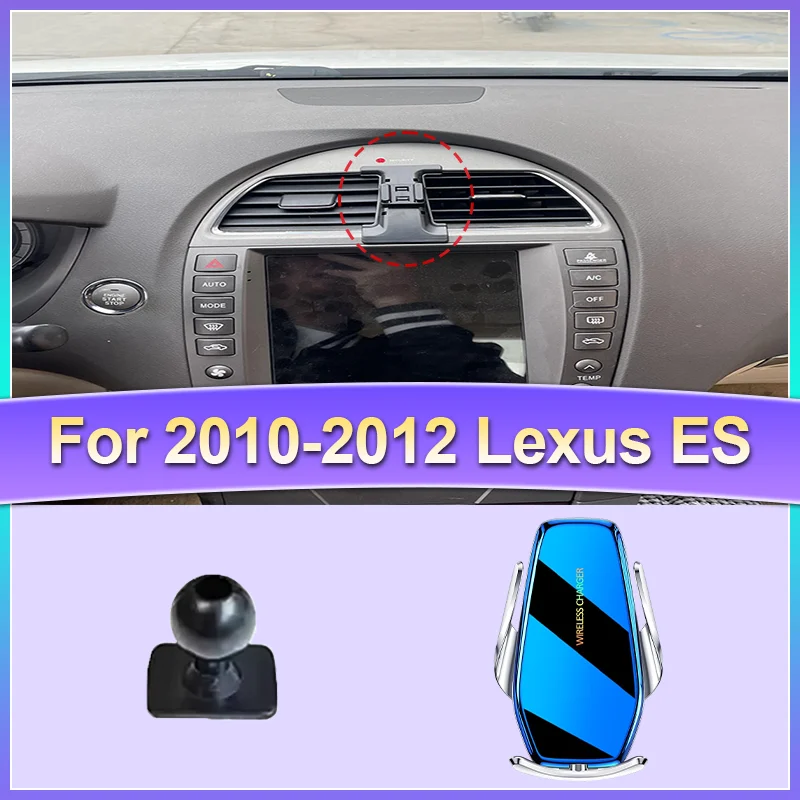 

2010-2012 For Lexus ES Mobile Phone Holder Wireless Charger Car Phones Mount Bracket GPS Support Windshield Mount Bracket