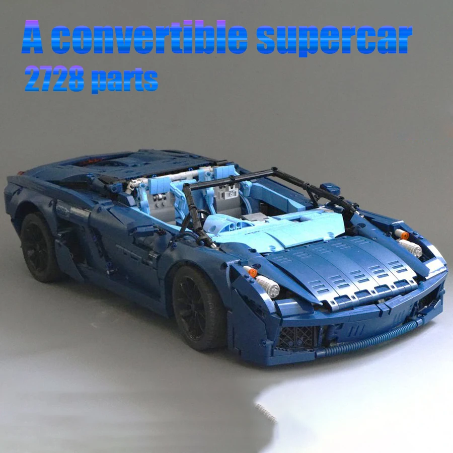 2728 parts A convertible supercar MOC  31199 lambor  car toys