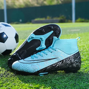 أحذية كرة قدم غير قابلة للانزلاق للشباب ، مقاومة للاهتراء ، مسابقة تدريب احترافية ، أظافر طويلة AG ، قمة منخفضة عالية ، أحذية بيسبول أفضل 10 أحذية بيسبول مبيعا - رقم 3