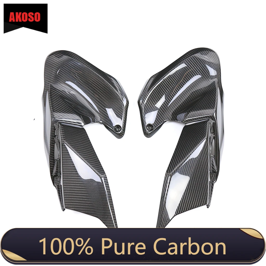 100% Full Dry Carbon Fiber Side Panels Covers Motorcycle Carbon Fiber Fairings Kits For Kawasaki Z900 2020 2021 20202