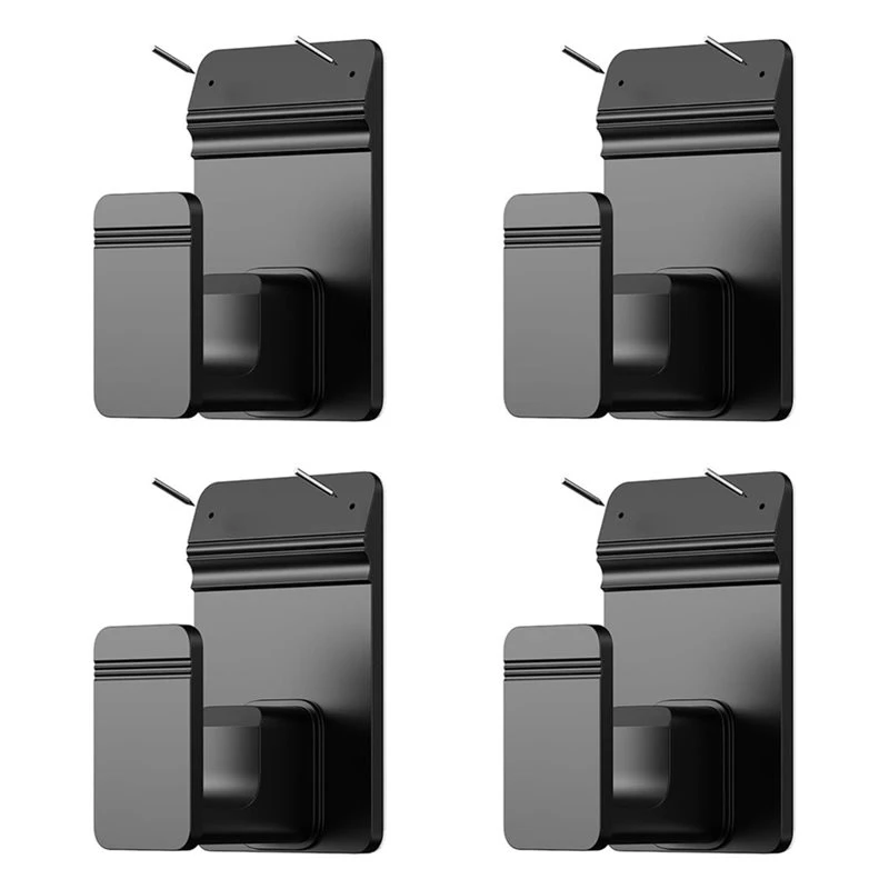 Stable Performance 4 Pcs No Drill Curtain Rod Brackets For 5/8