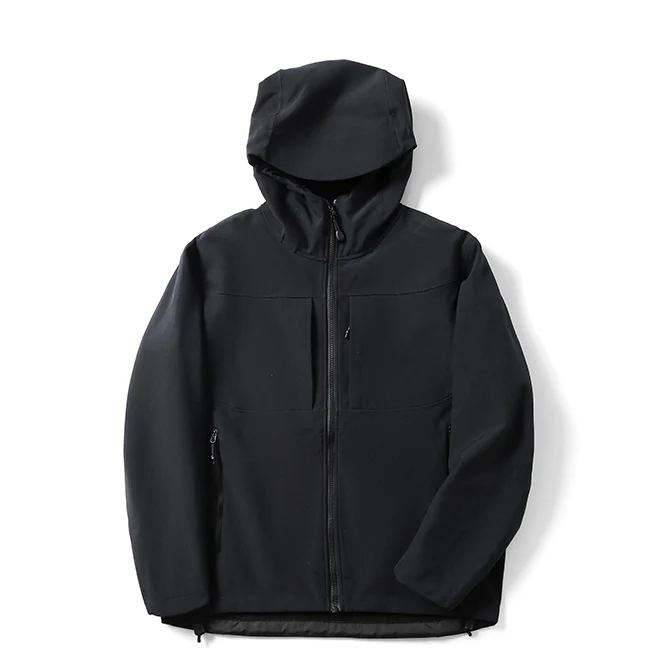 

Куртка-софтшелл для активного отдыха, ветрозащитная, водонепроницаемая, с полной защитой от непогоды, 3D-крой, мужская и женская, с капюшоном
