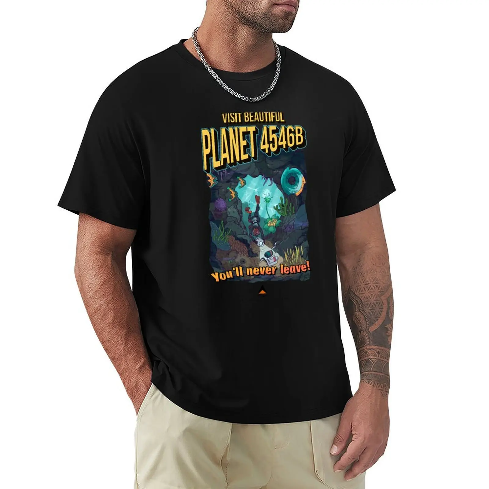 Planet 4546B Tourism Advert T-Shirt anime t shirts for man T-Shirt