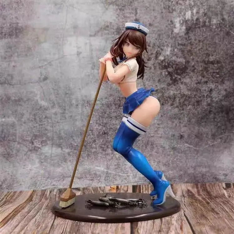 Animation SKYTUBE Mojima Urala Navy Sailor Suit Girl 1/6 FIGURINE Model Ornaments Gift