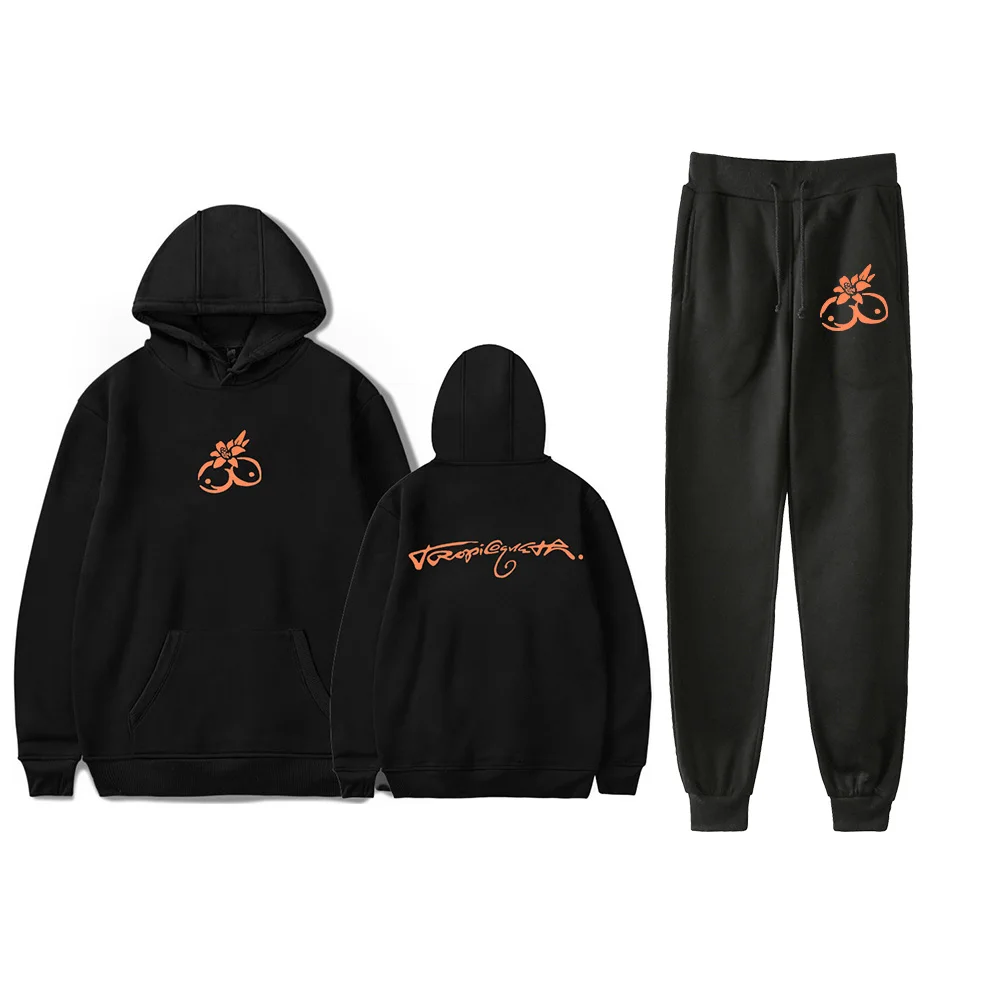 

Tropicoqueta Fall Suit 2025 New Album Hoodies Jogger Pants 2 Piece Sets Casual Sweatsuit Fashion Sweatpant Sweatshirt
