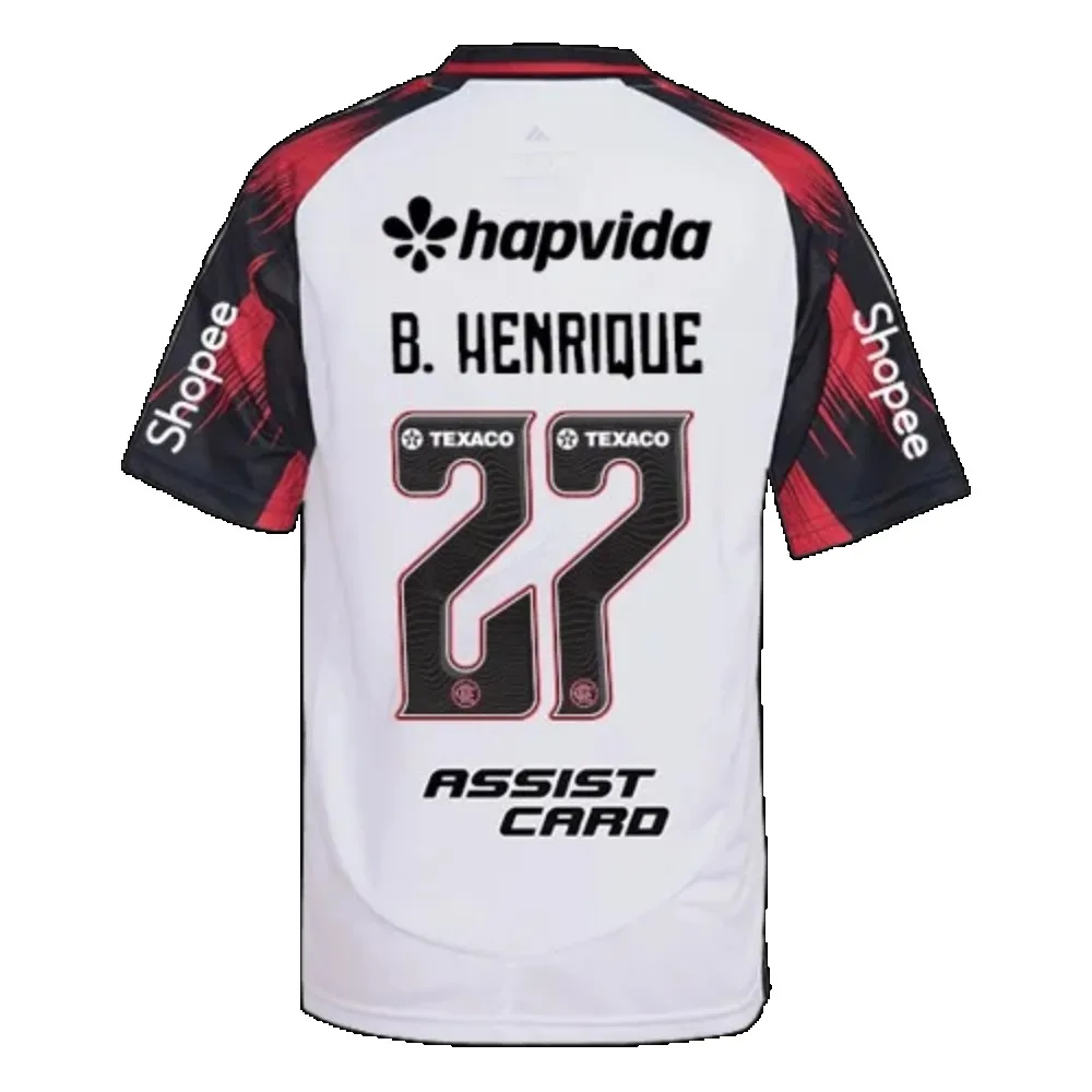 فلامنغو 25-26 بعيدا والمنزل قمصان كرة القدم تي شيرت ثلاثية الأبعاد مطبوعة قصيرة الأكمام تي شيرت رياضي نفس الكبار والأطفال