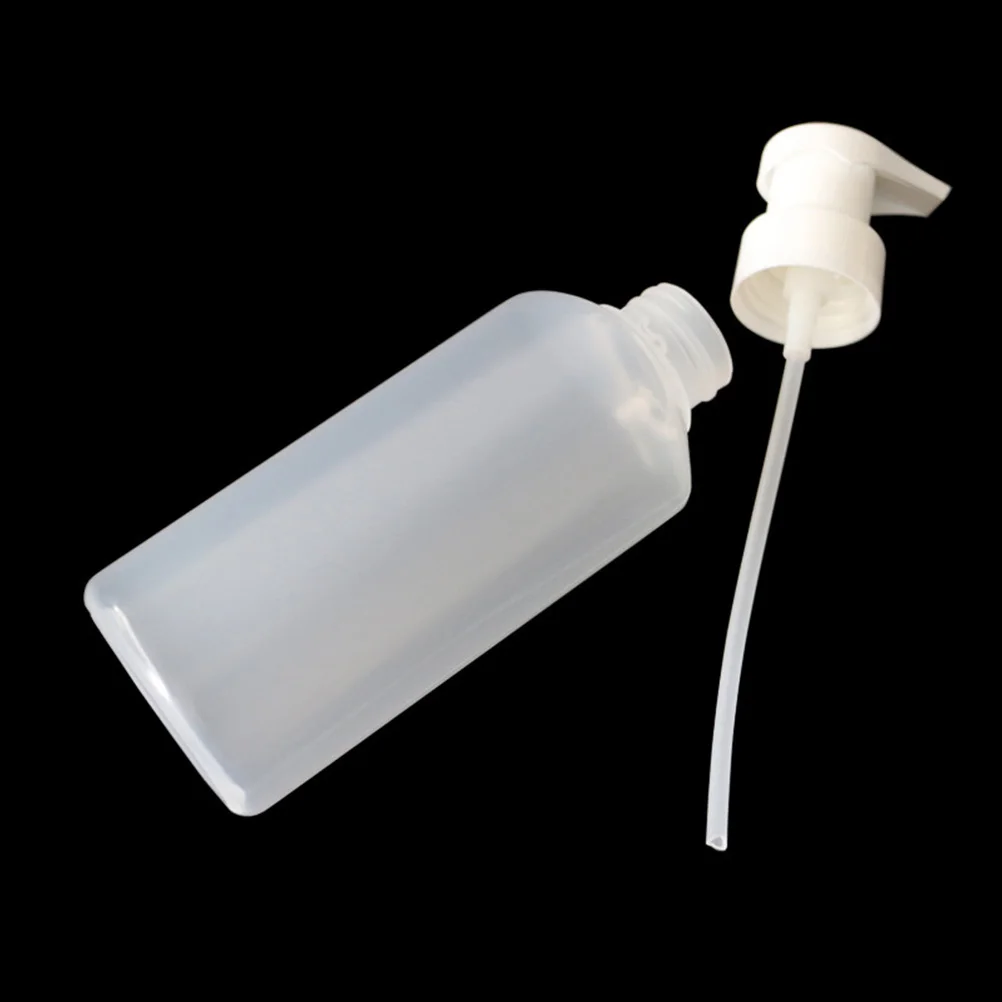 

180ml Pump Bottle Refillable Containers Durable Flexible Travel Bottles White Dispenser Pump Bottle Refillable Bottles
