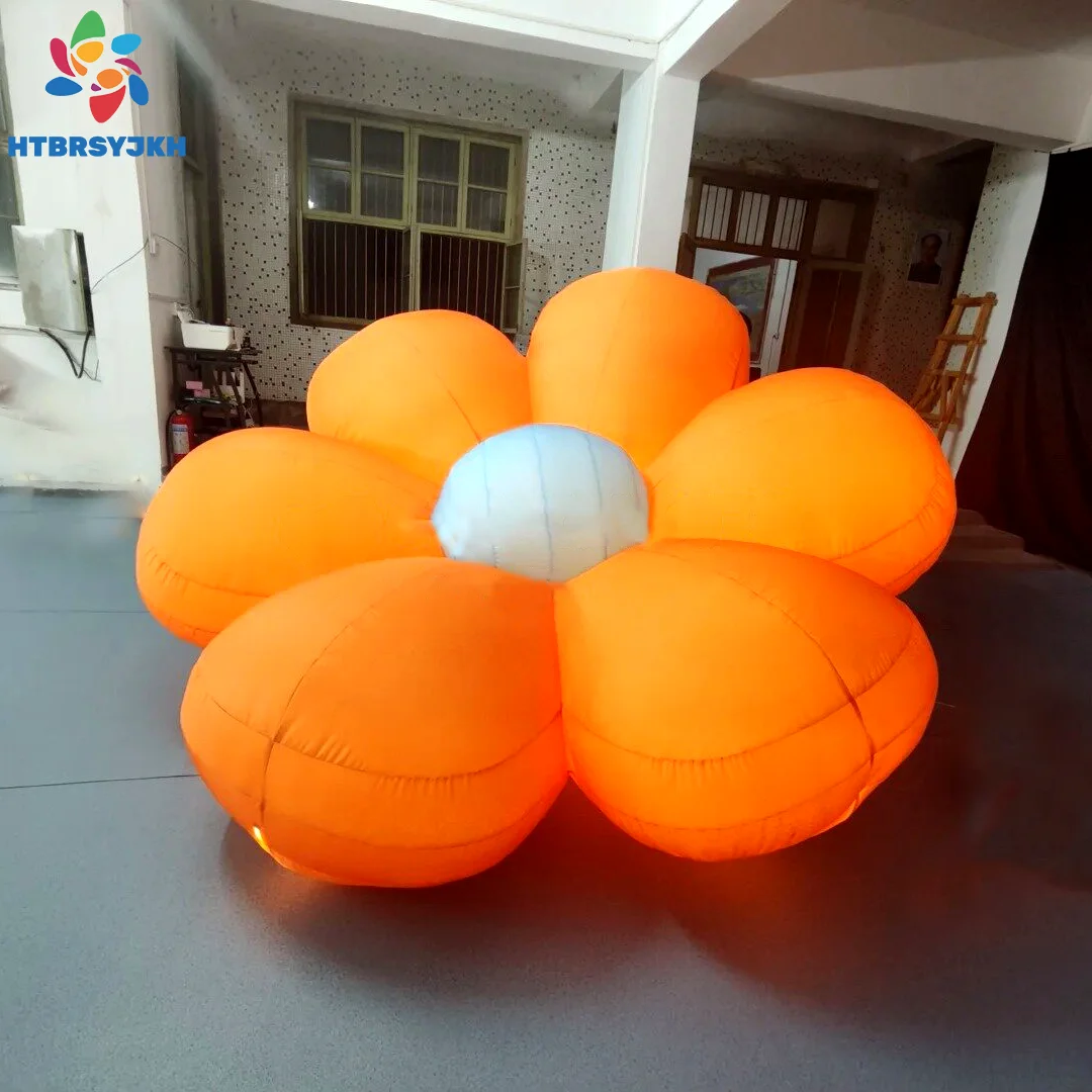 

Изготовленные на заказ надувные воздушные формы для цветов для онлайн-уловителей, светящиеся коммерческие наружные украшения на мультяшной тематике и реалистичные.