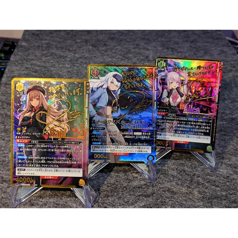 Goddess of Victory Collectible Cards Boys Games Toys Table Games Birthday Gifts DIY Anime Miku Nami Boa Premium Flash Card