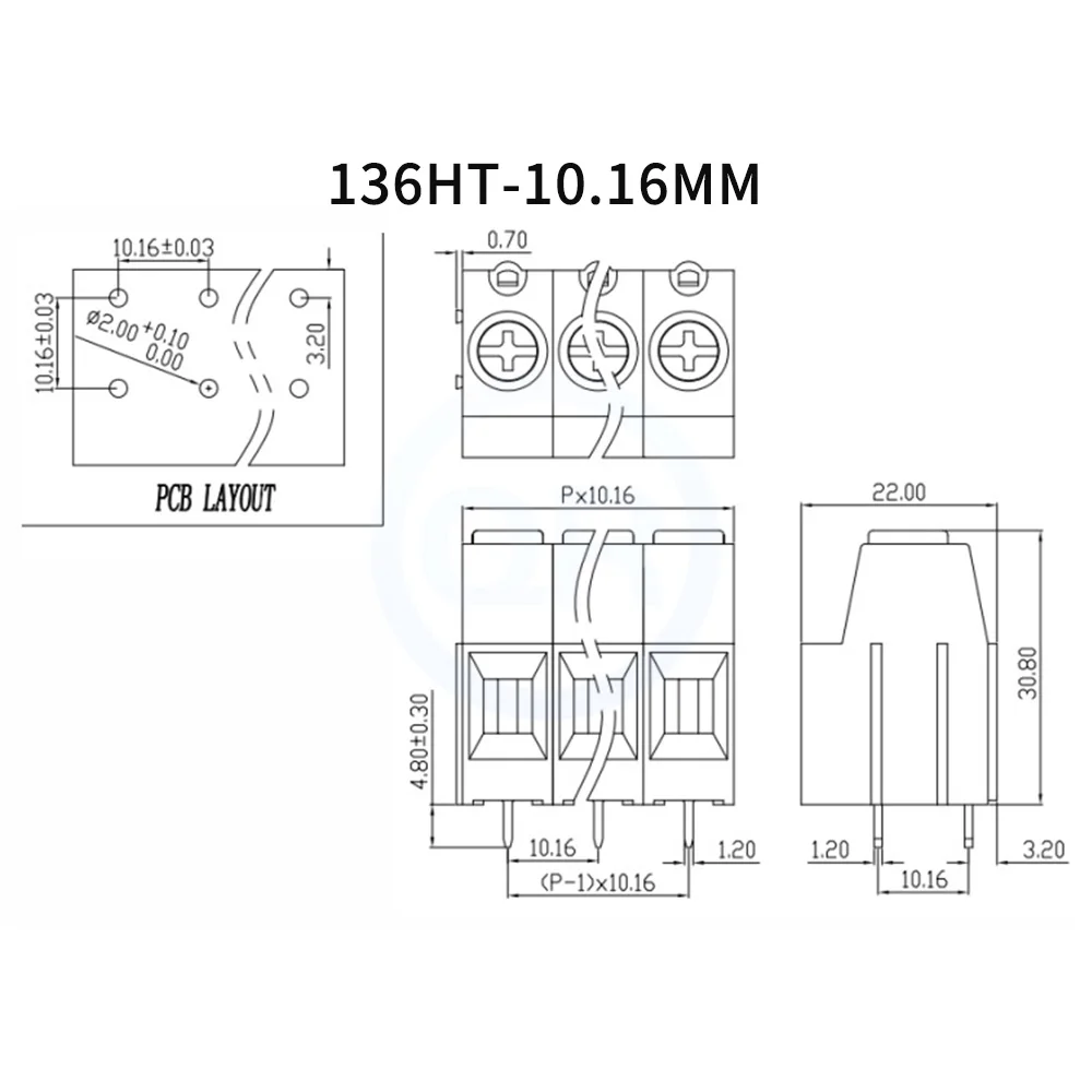 (5 Pcs) KF136HT 10.…