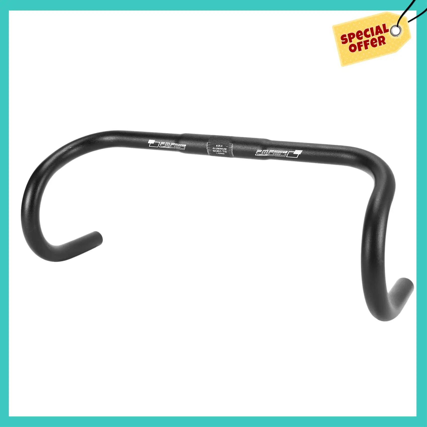 

-ABHW 3X Road Bike Bicycle Bent Rest Handlebar 25.4X420mm Road Bike Handlebar