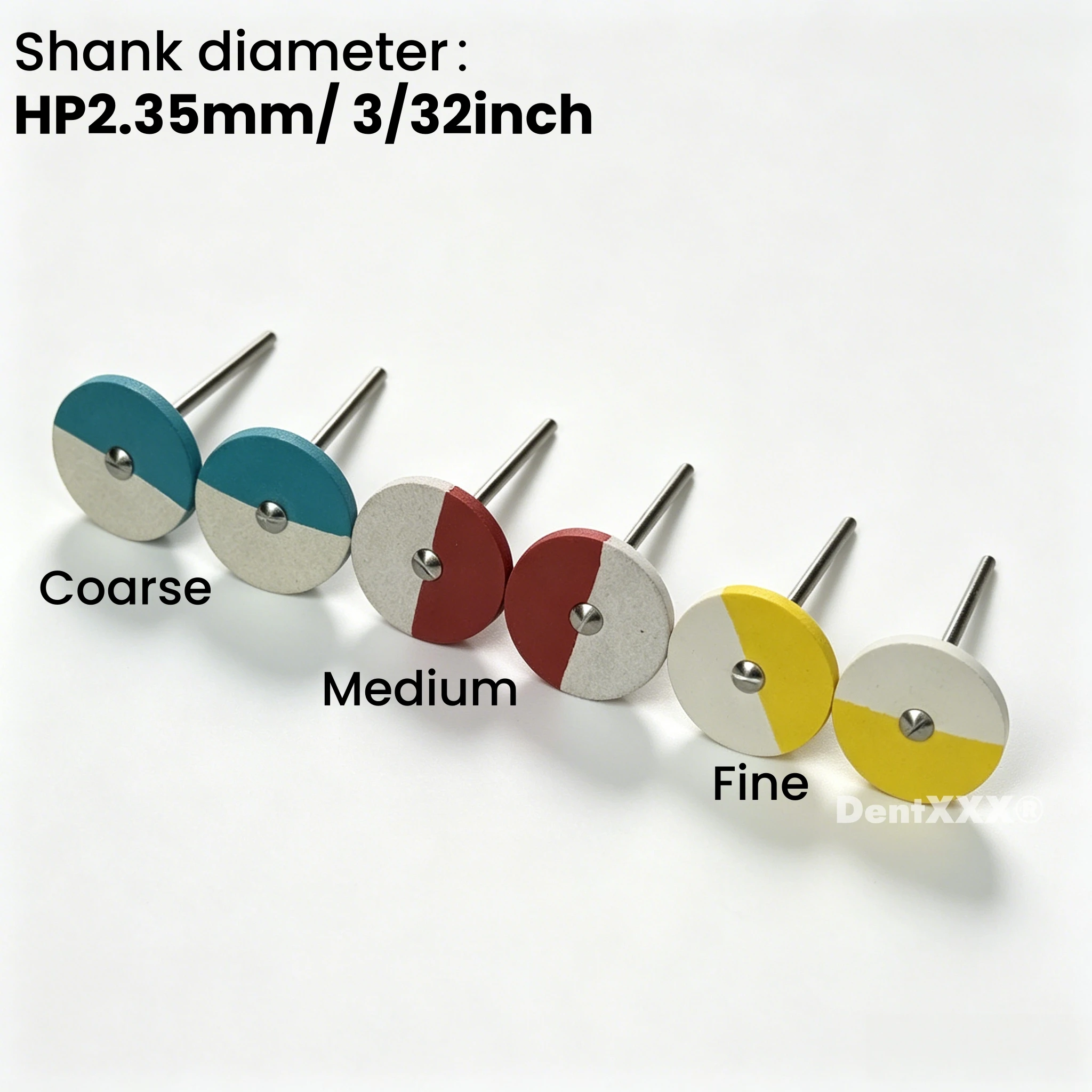 Buy 6 Get 2 Free Diamond Rubber Polishing Wheel Disc, Dual-Color Polishing Disc, Suitable for Porcelain Metal Head Polishing