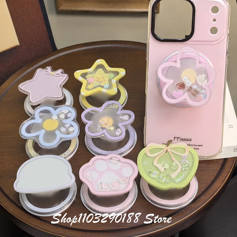 

Korean Cute Cartoon Shake Magnetic Phone Holder Grip Tok Griptok Phone Stand Holder Support For iPhone For Pad Magsafe Smart Tok