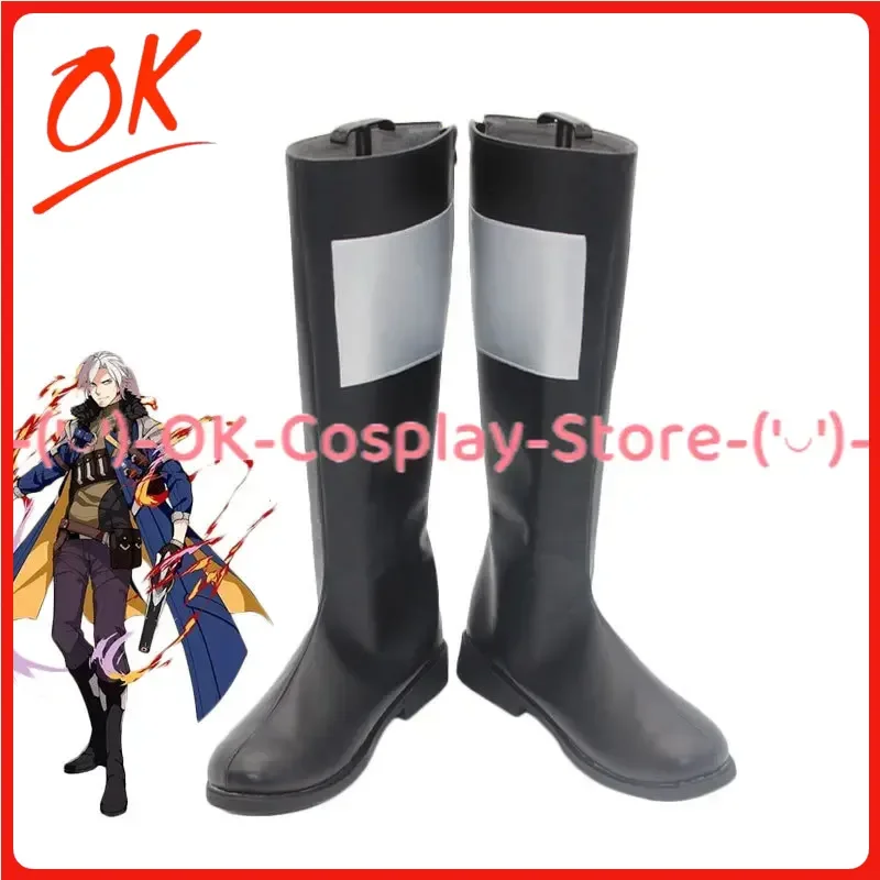 

[Customized] Game Honkai Impact 3 Siegfried Kaslana Cosplay Shoes Anime Roleplay Prop Halloween Carnival Party PU Leather Boots