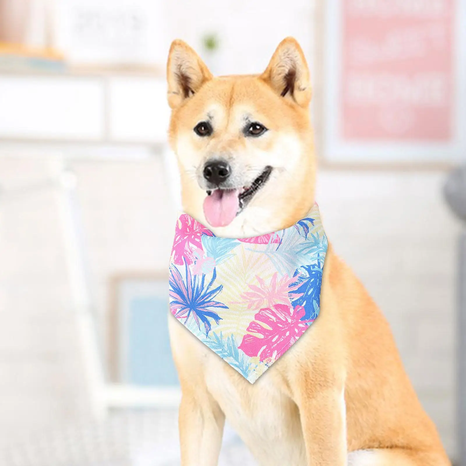 Pet Dog Bandana Pet Scarf Puppy Kerchief Soft Summer Holiday Triangle Bib Bib for Medium Large Dog Costume Accessories