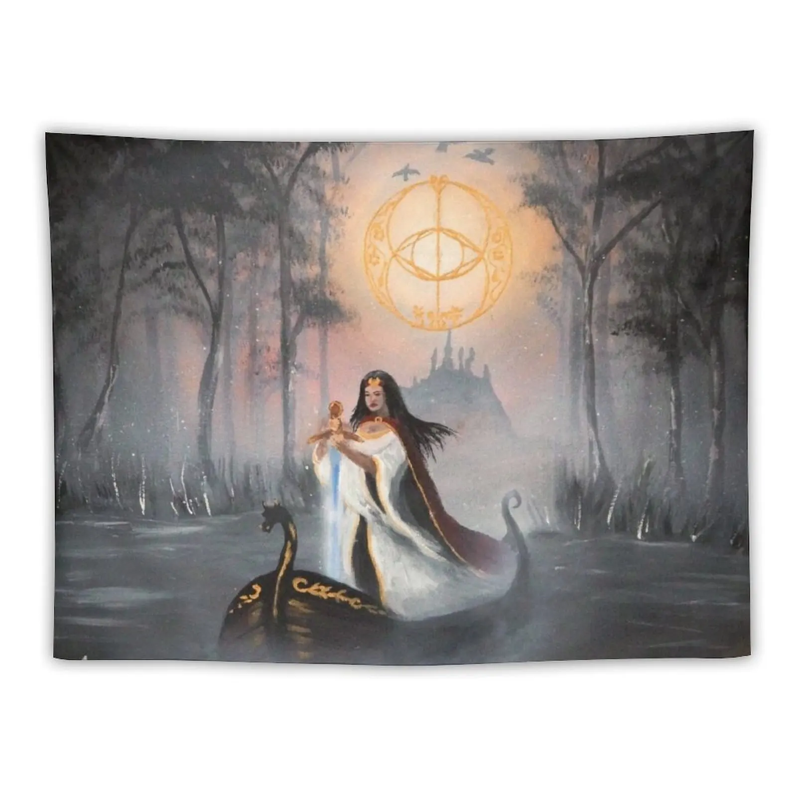 Avalon Fog - Chalice Well Tapestry Korean Room Decor Decoration For Rooms Tapestry