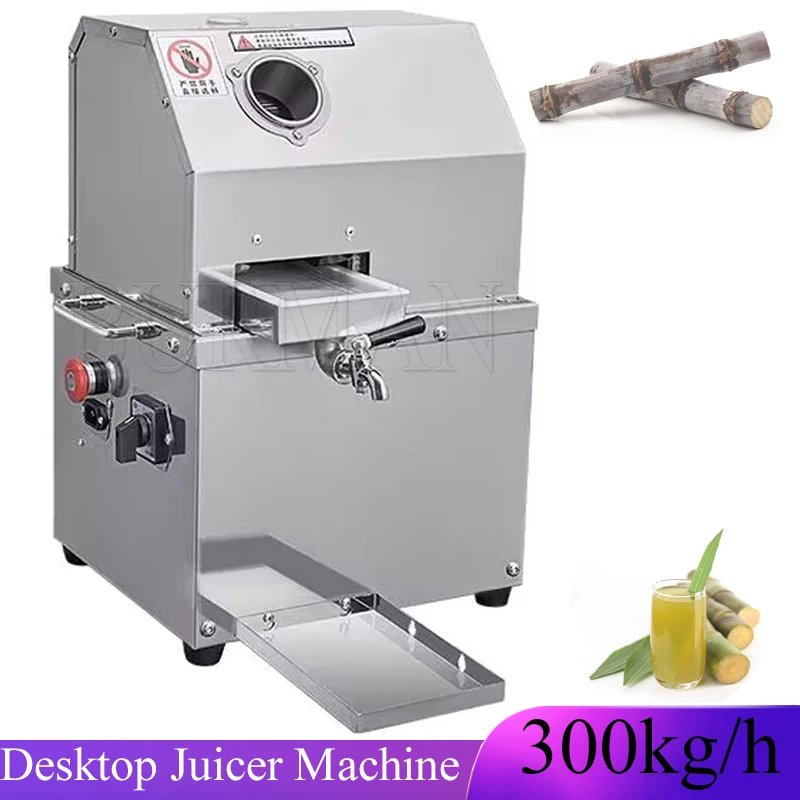 

Commercial Sugar Cane Juicer Desktop Electric Stainless Steel Sugarcane Juicer Press Machine Juicer Extractor