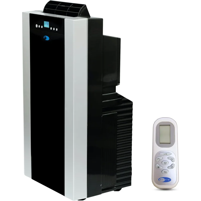 

Портативный кондиционер Whynter, 14 000 БТЕ, осушитель с двойным шлангом и охлаждающим вентилятором для помещений площадью 500 кв. футов, включает блок переменного тока