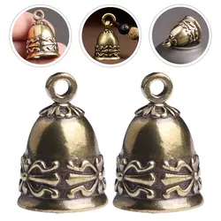 1pc Mini Antique Bell China'S Mini Brass Copper Sculpture Pray Buddha Fengshui Bell Invitation Buddhism Chinese Bells Home Decor