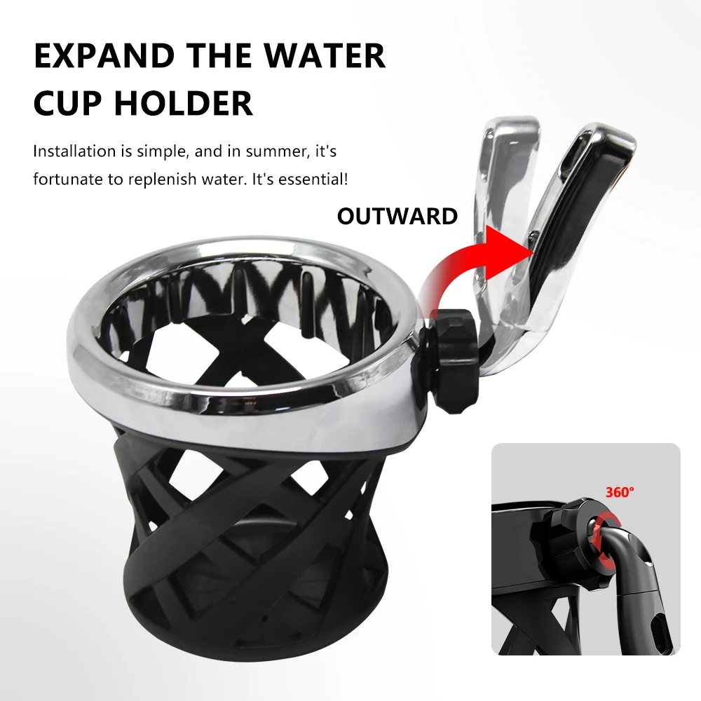 GL1800 F6B Motorcycle Passenger Water Bottle Drinking Drink Cup Mesh Basket Holder Bracket for Honda GoldWing GL 1800 Accessorie