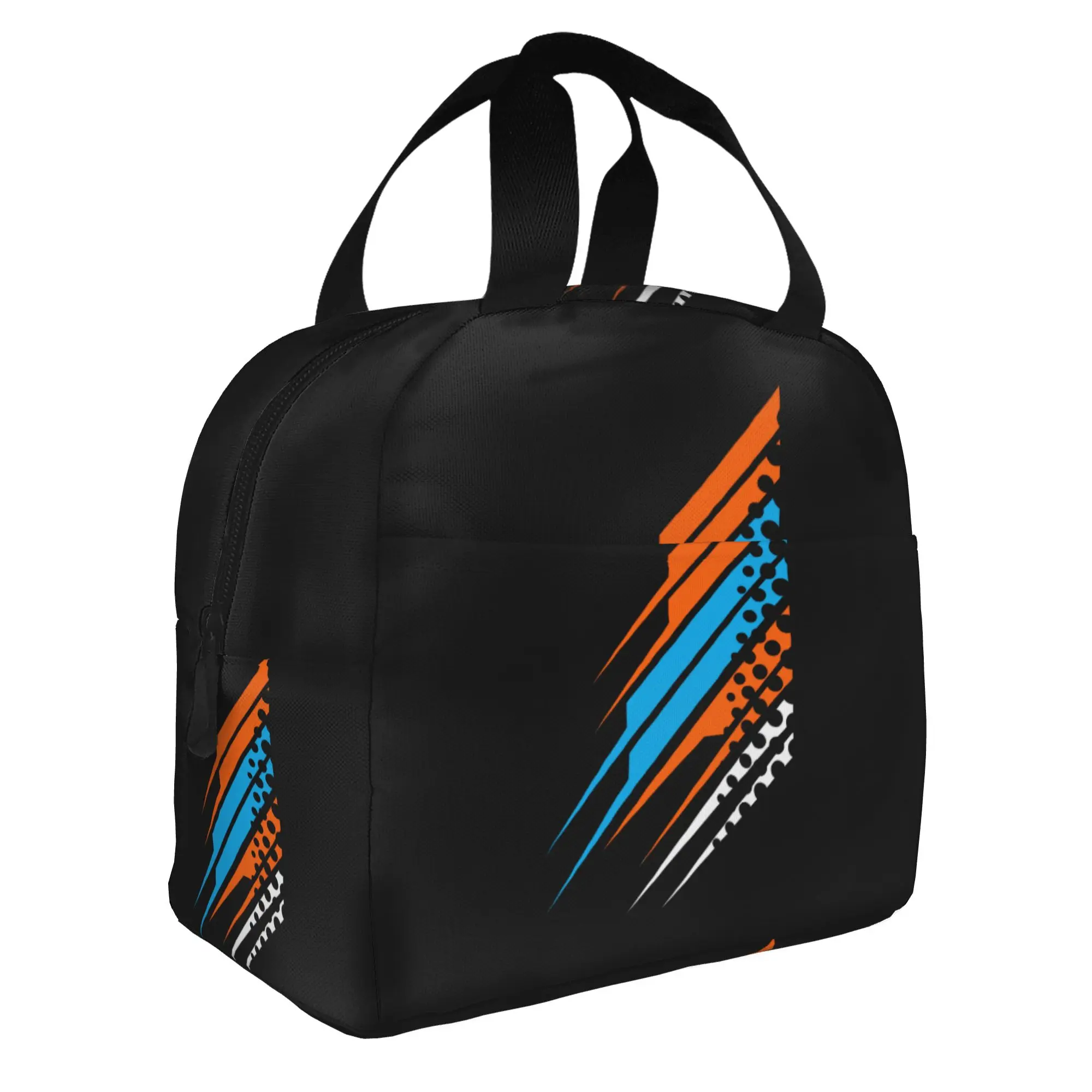 Ready To Race Insulated Lunch Bag for Women Leakproof Motorcycle Rider Racing Sport Cooler Thermal Lunch Box School