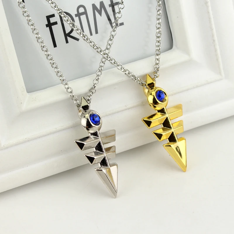 Collar de Moda Anime YGO, Colgante de Pirámide Milenio de YuGiOh Yugi, Llavero para Mujeres y Hombres, Joyería Ojo de Horus Egipcio