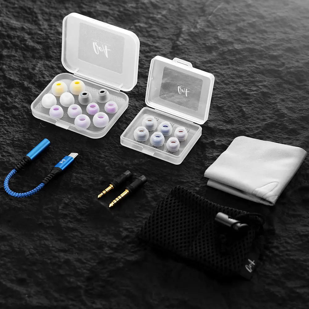 

Наушники QoA MistyBlue 2DD+2BA IEMs HiFi, проводные, мониторные, с шумоподавлением, с разъемами 3.5+4.4 мм, кабель 0.78 мм 2pin