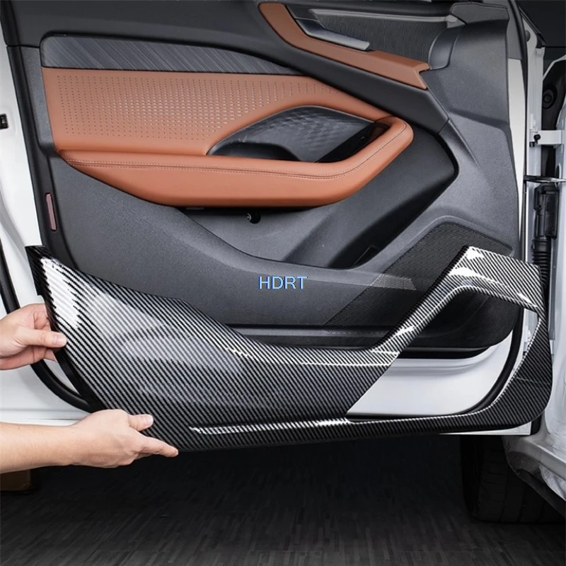 

For Audi A5L 2026 + Car Style Door Anti Kick Plate Scratch Resistant Pad Cover Interior Sticker Protector Decoration Accessories