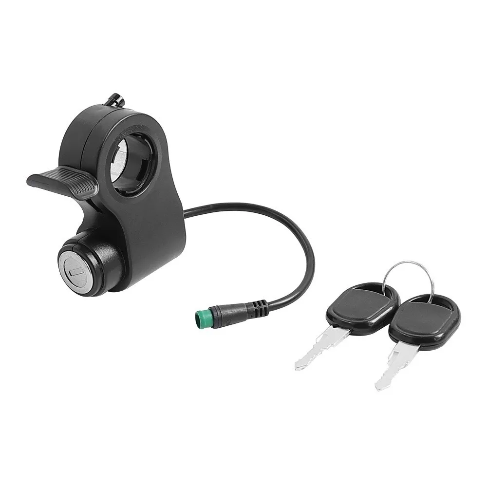 Plastic Electric Scooter Throttle Key Lock Waterproof Plug Thumb Throttle Thumb Lever Metal for KUGOO KukirinG2 Pro/G2 Max